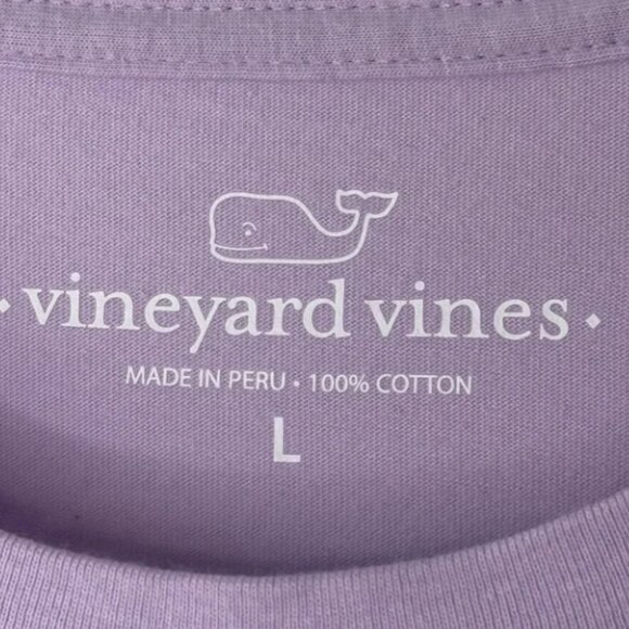 Vineyard Vines Women's Golf Ball Short Sleeve Purple T-Shirt Size Large NWT - Picture 3 of 3
